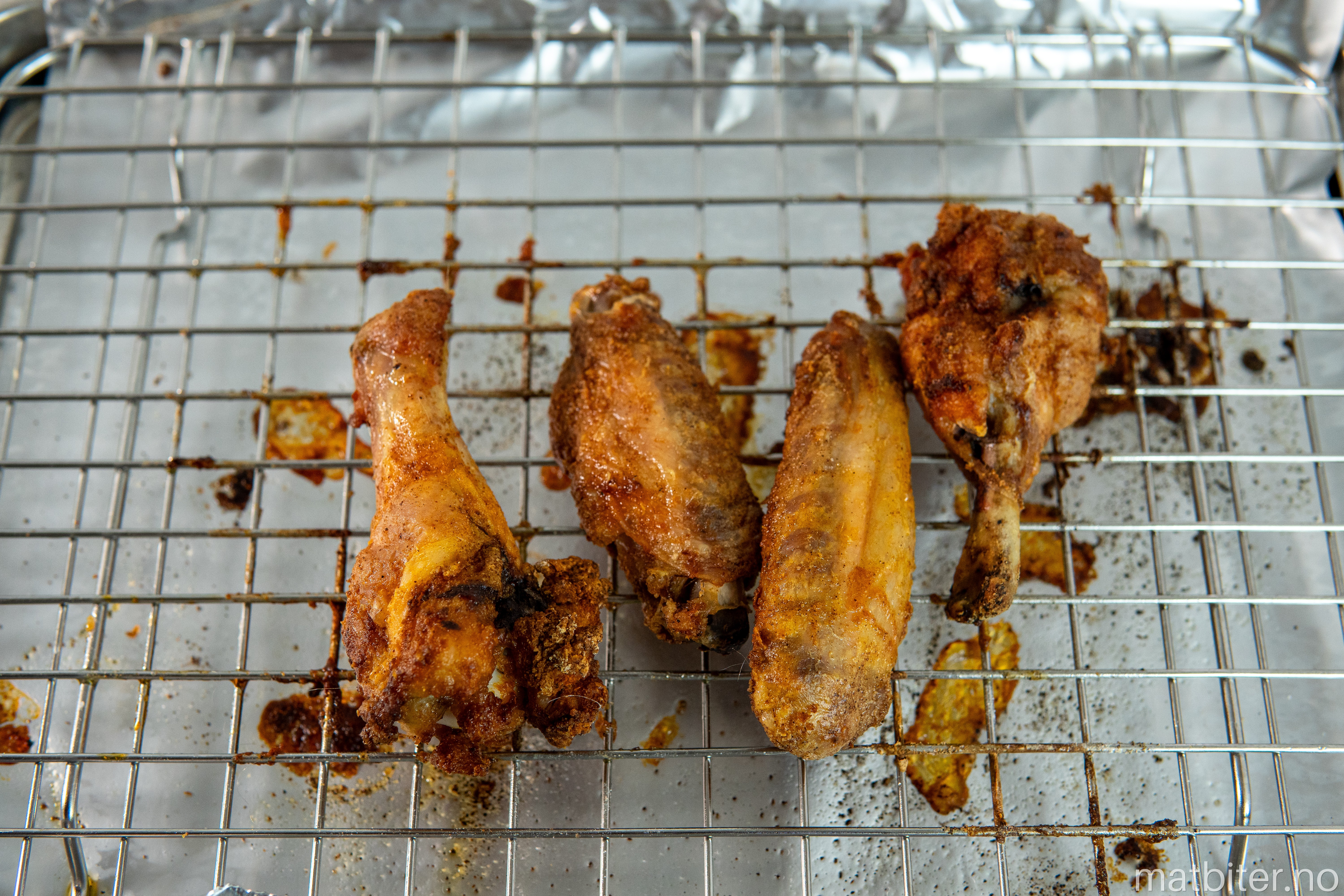 Ovnstekte kyllingvinger