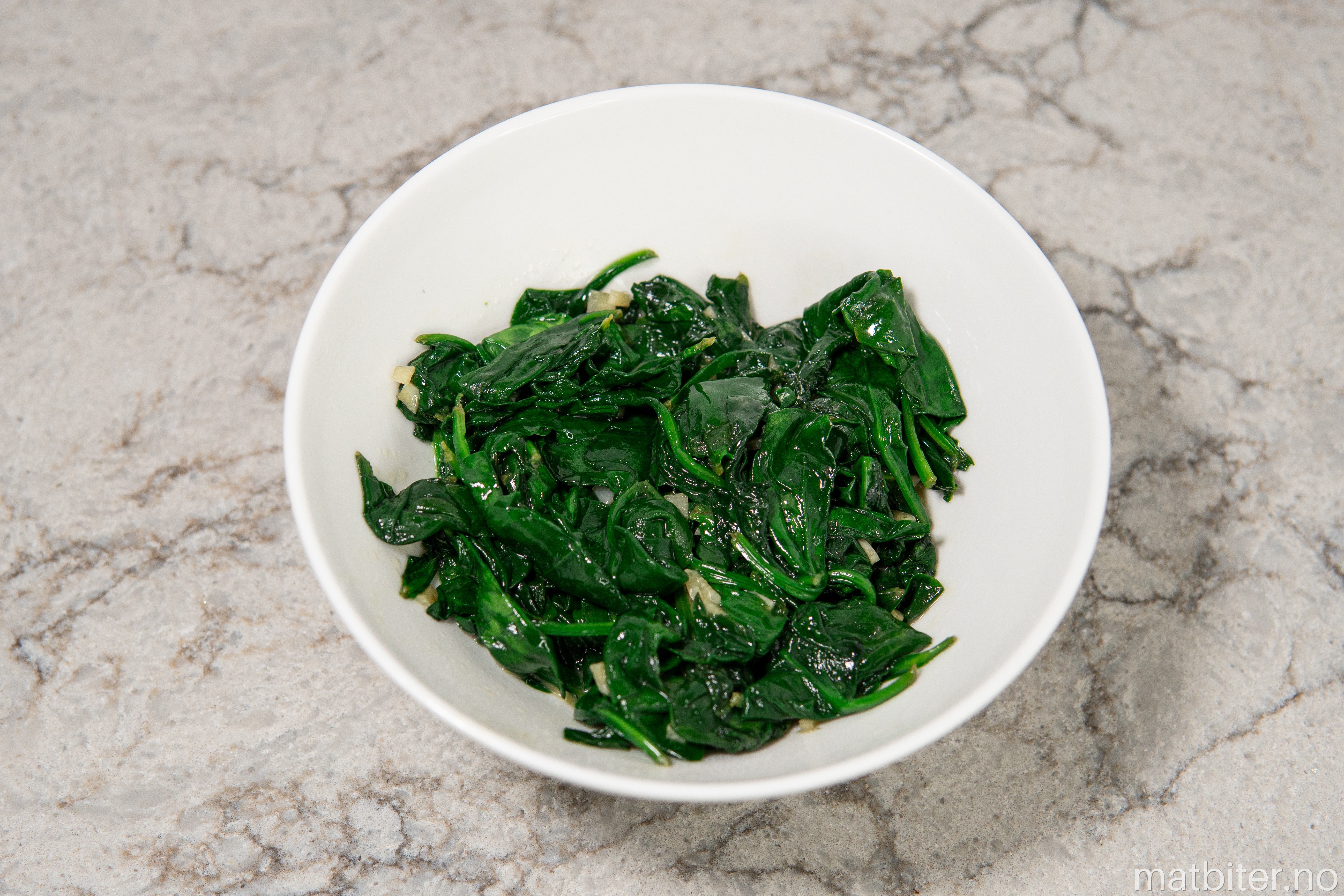 Stekt spinat